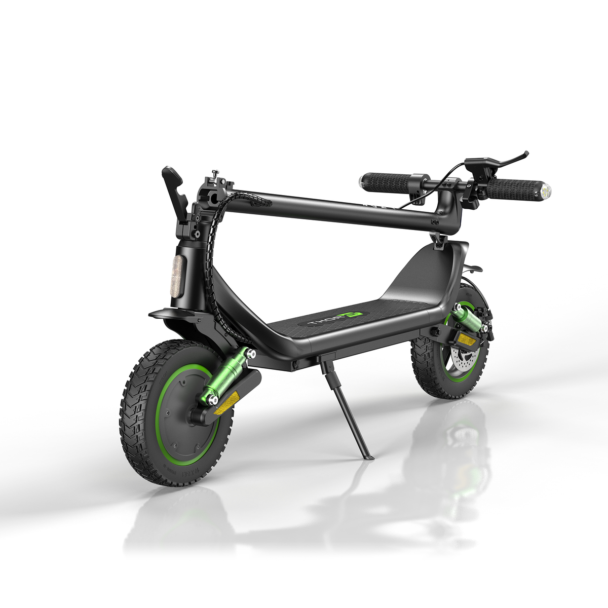THOR GT electric scooter folded for storage