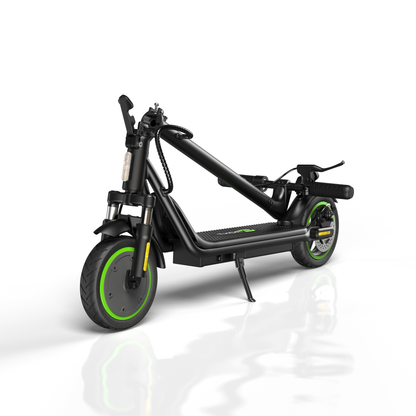 THOR EV electric scooter folded for storage